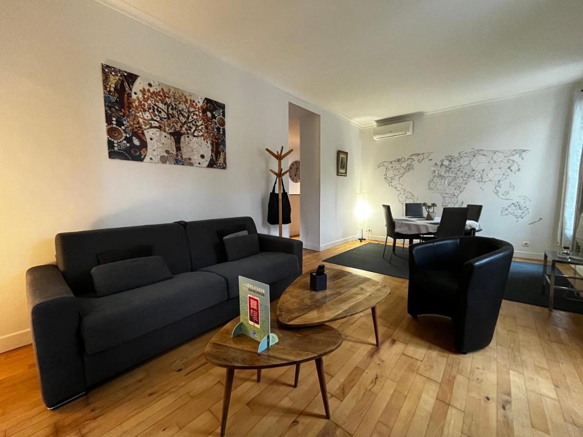 Nice Grand Appartement Face Jardin Esterno foto